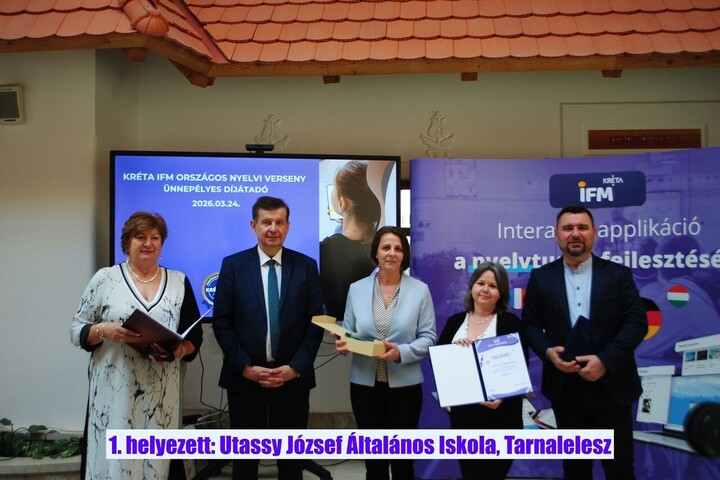 Díjazták a KRÉTA IFM Országos Nyelvi Verseny kiválóságait