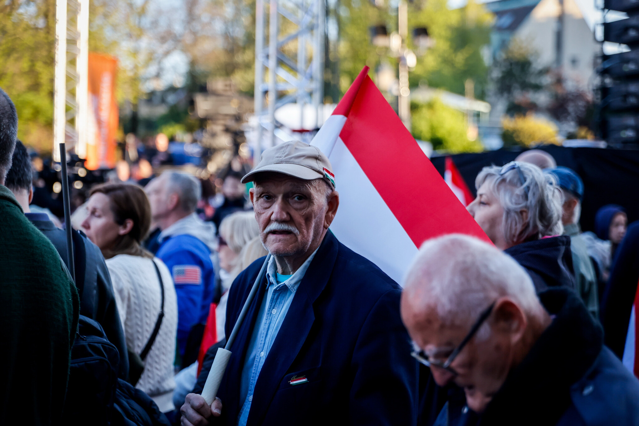A Fidesz kampányzáró rendezvénye a budapesti Szentháromság téren