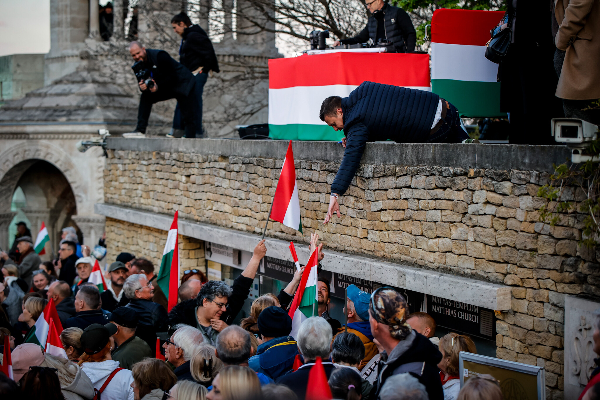 A Fidesz kampányzáró rendezvénye a budapesti Szentháromság téren