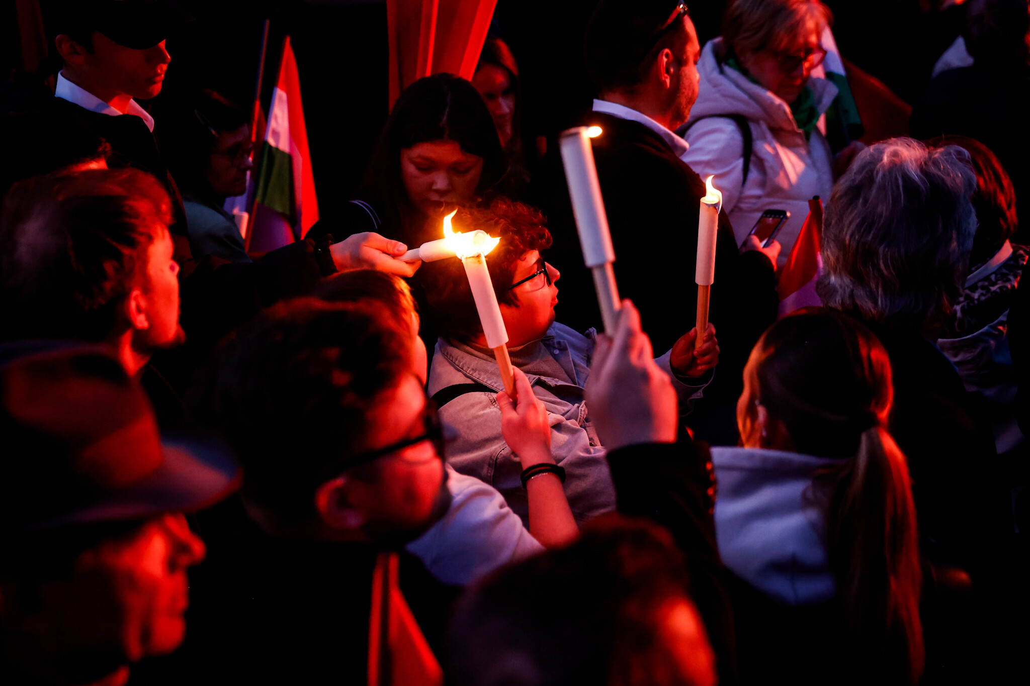 A Fidesz kampányzáró rendezvénye a budapesti Szentháromság téren
