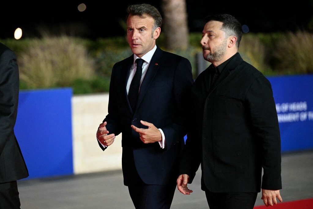 Emmanuel Macronnal tárgyalt Volodimir Zelenszkij