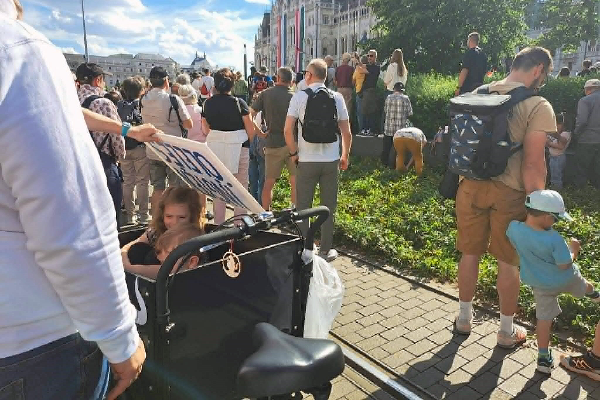 Budapest, Kossuth tér – rendszerváltó népünnepély