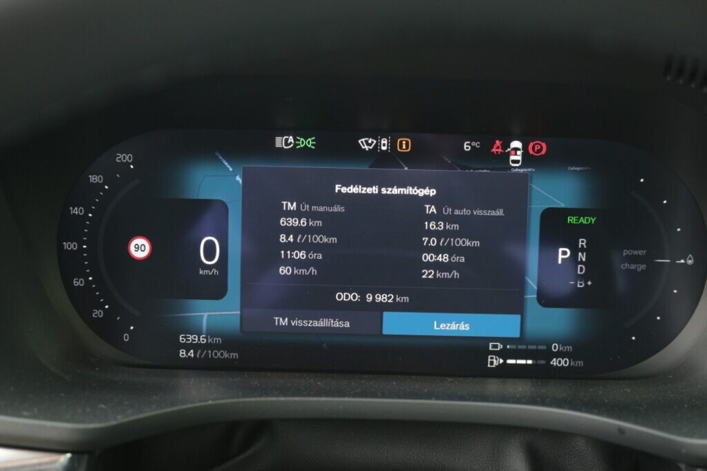 Volvo XC60 T6 AWD műszerfal