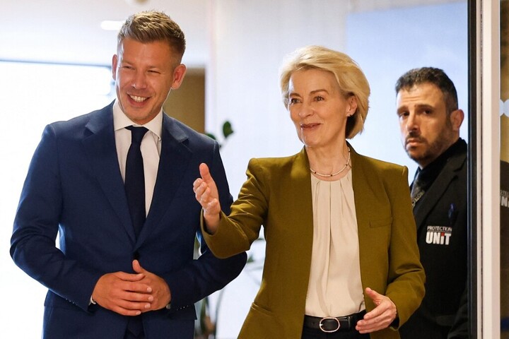 Fotó: AFP/Pool/Geert Vanden Wijngaert Magyar Péter fontos bejelentést tett Brüsszelből