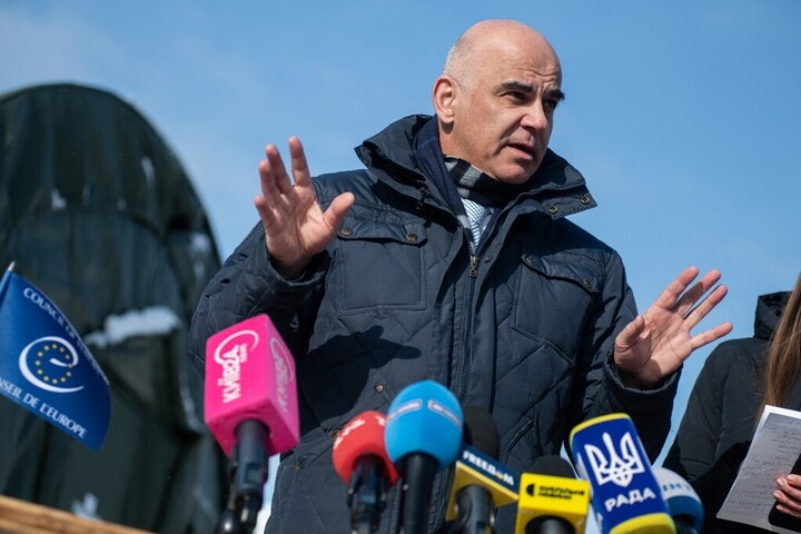 Fotó: AFP/Anadolu/Danylo Antoniuk Erőszakot, diszkriminációt és gyűlöletet lát Alain Berset