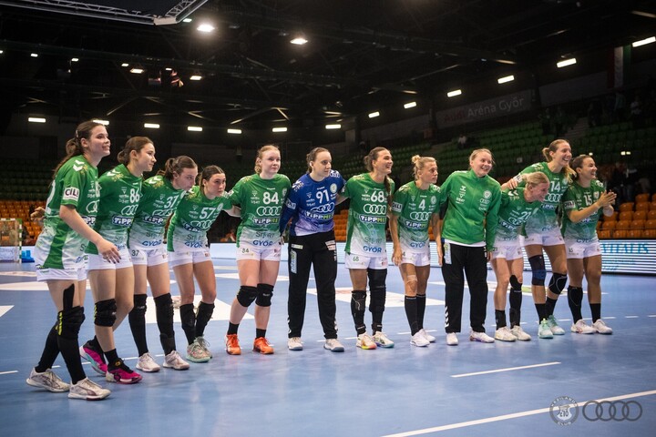 Fotó: Facebook/Győri Audi ETO KC Bajnok a Győr, ezüstérmes a Ferencváros