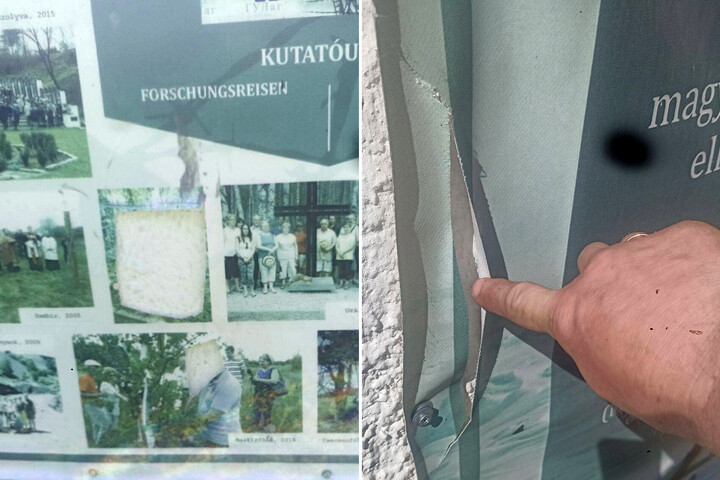 Fotó: Facebook/Dupka György Újabb támadás a Szolyvai Emlékpark ellen