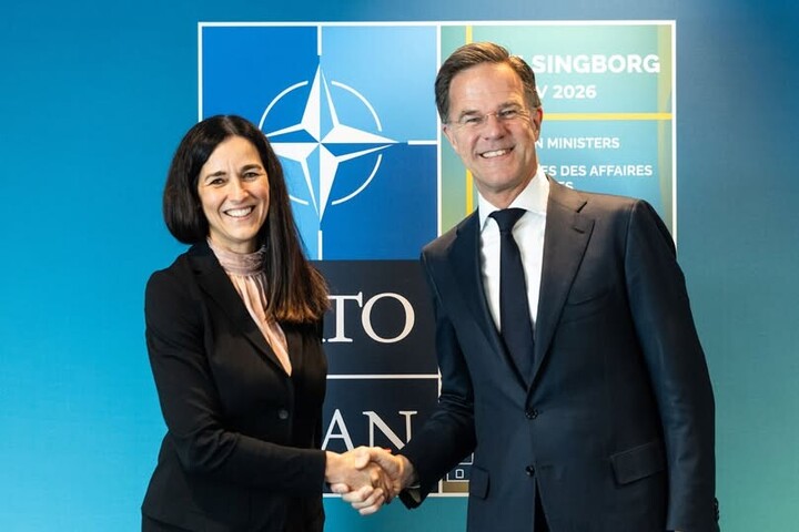 Fotó: Facebook/ Orbán Anita Orbán Anita egyeztetett Mark Rutte-val