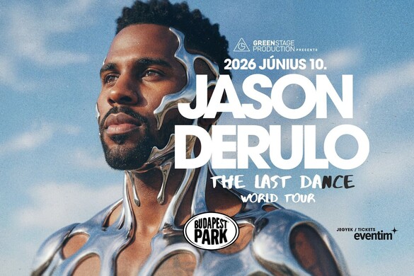 Jason Derulo koncertet ad 2026 júniusában a Budapest Parkban