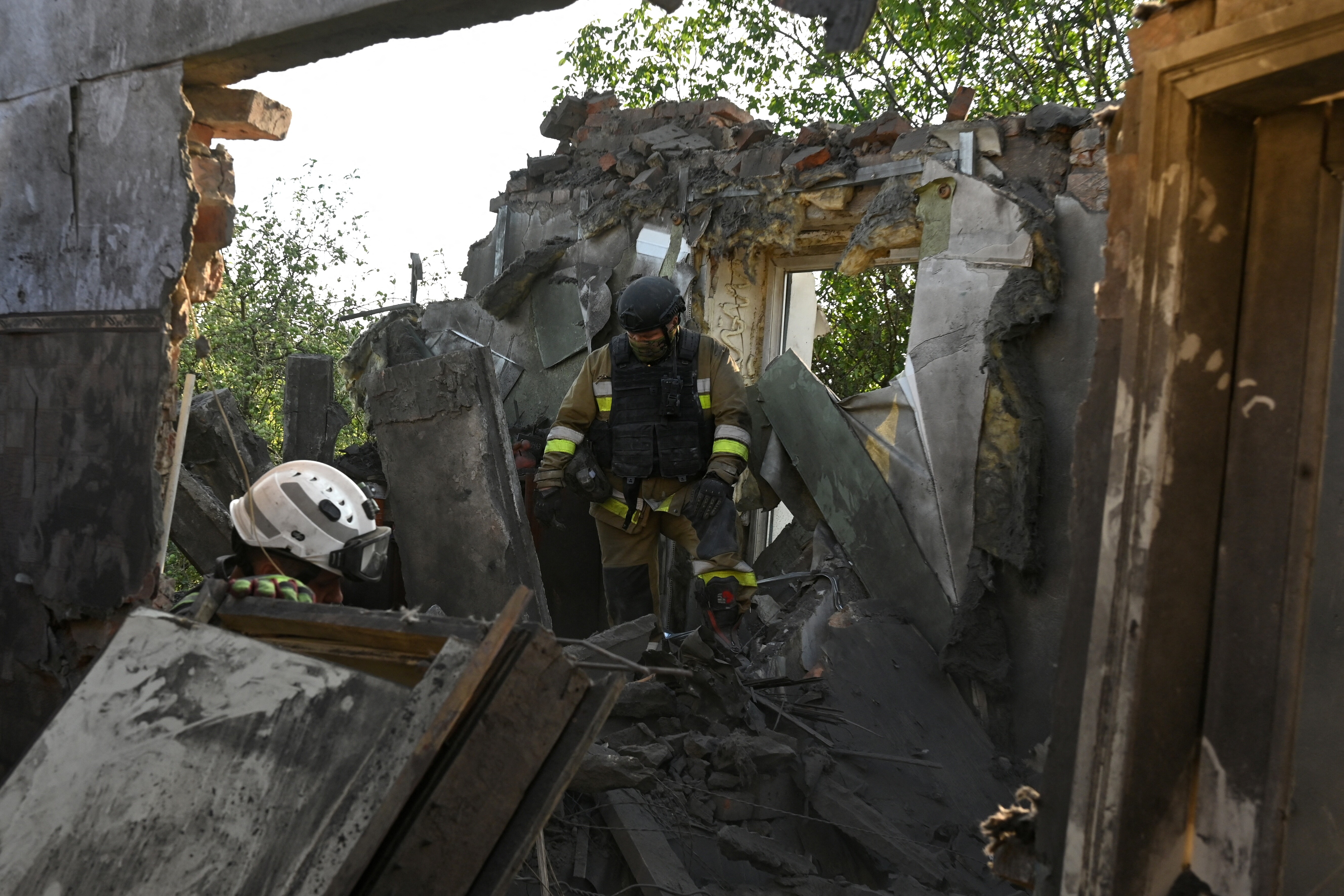 Az orosz erők légibombával csapást mértek Harkiv városára