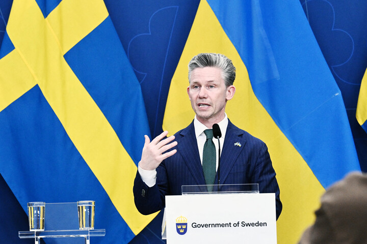 Fotó: AFP/TT News AgencyFredrik Sandberg Moszkva dühösen reagál Svédország Gripen-szállítmányára