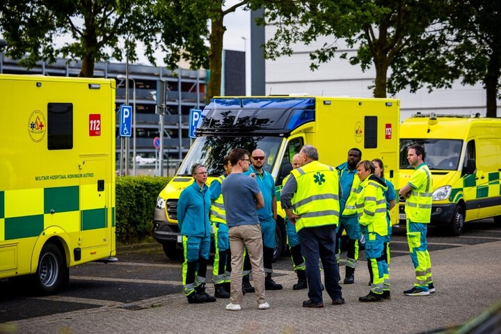 Fotó: AFP/ANP MAG/Rob Engelaar Robbanás történt egy amszterdami társasházban