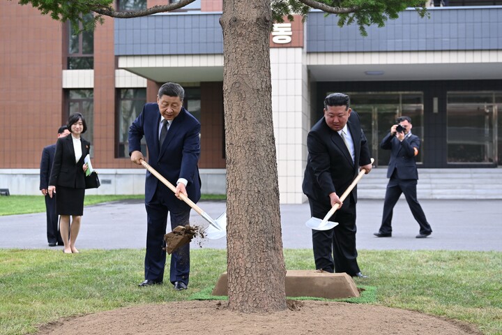 Fotó: Xinhua via AFP/Yan Yan Megállapodott Kína és Észak-Korea