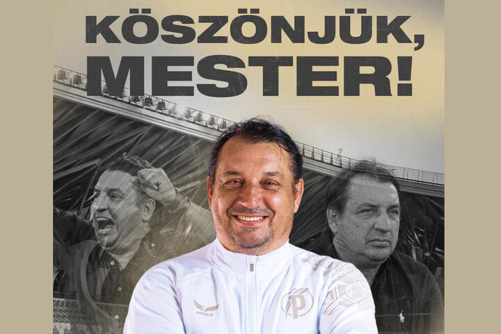 Fotó: Facebook/Puskás Akadémia Közös megegyezéssel szerződést bontott Hornyák Zsolt a csapatával