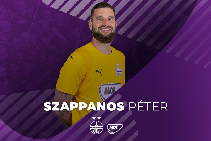 Fotó: ujpestfc.hu Újpestre igazolt Szappanos Péter