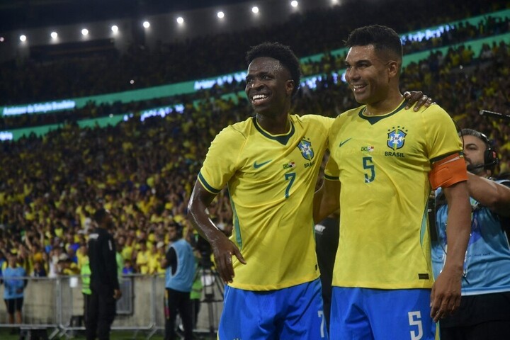 Fotó: Eduardo Carmim / BRAZIL PHOTO PRESS / Brazil Photo Press via AFP Felkészülés: Hat gólt szerzett a brazil válogatott, győztek az amerikaiak is