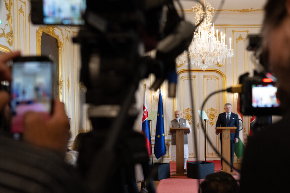 Az indiai kormányfő Pozsonyba látogatott