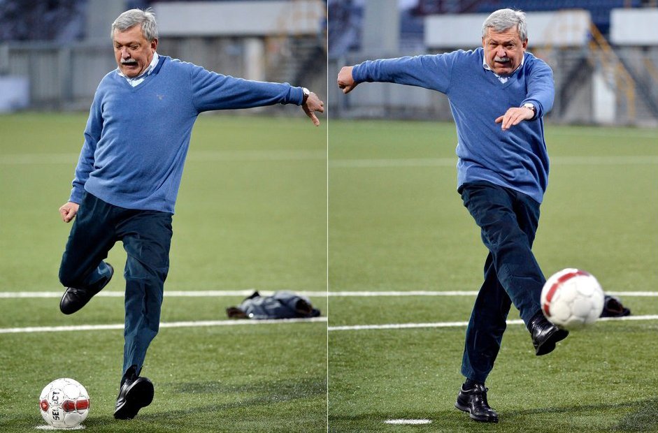 Csányi focizik nagy