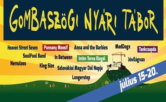 Gombaszögi nyári tábor plakátja