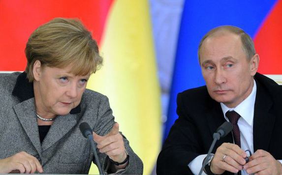 Putin merkel lead