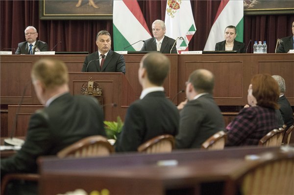 Orbán a Fővárosi Közgyűlésben
