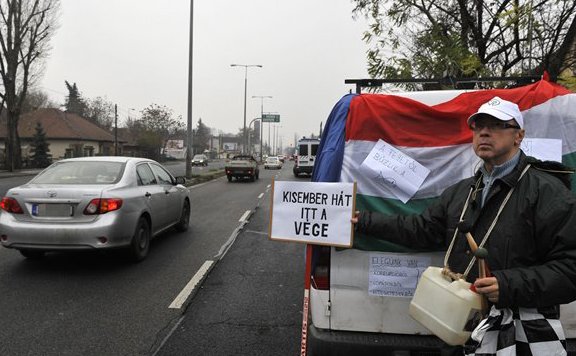 Liga tüntetés 2014.12.15.