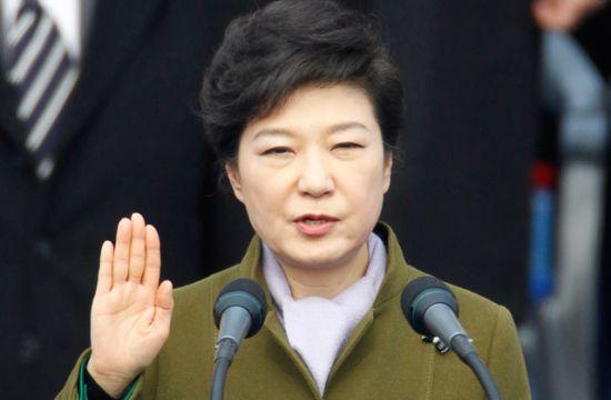 Forrás: mh Pak Gun Hje dél-koreai államfő