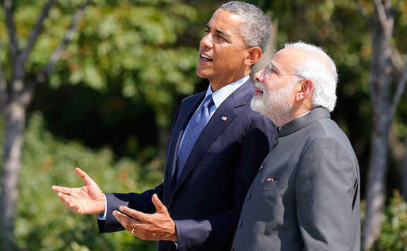 Barack Obama Narendra Modi 576