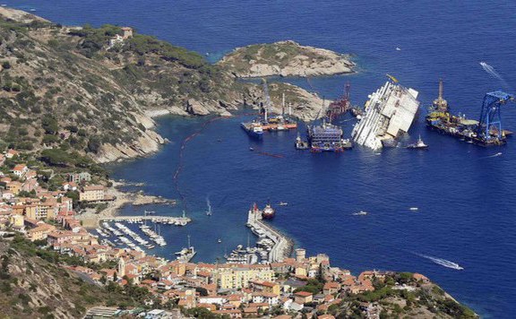 lead costa concordia