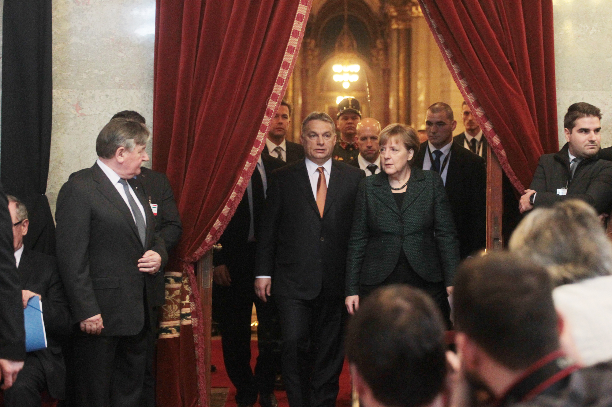 Angela Merkel Budapesten