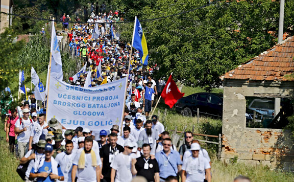 Srebrenica békemenet 20150709