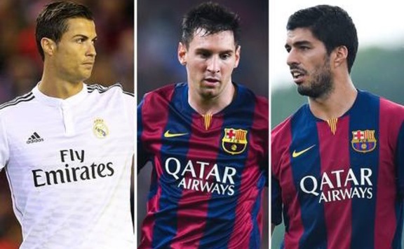 ronaldo messi suarez lead