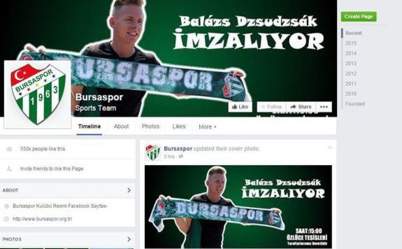bursaspor zsuzsi facebook
