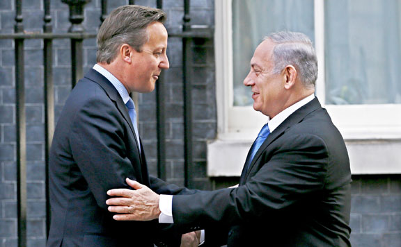 Cameron és Netanjahu 20150911