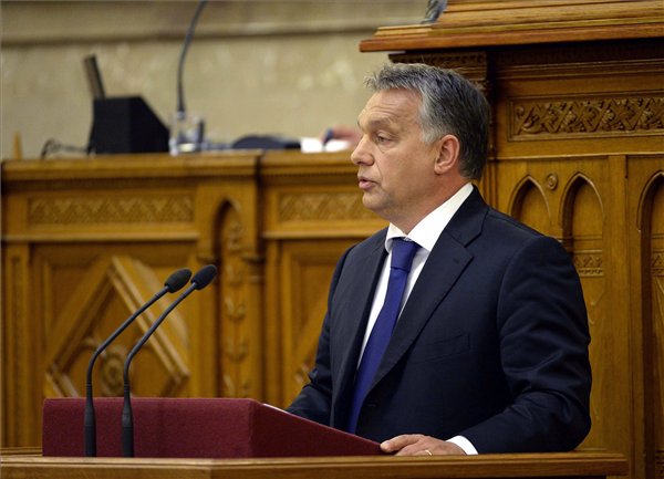Forrás: mh Orbán parlament