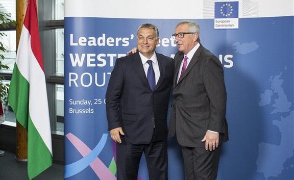 orbán juncker lead