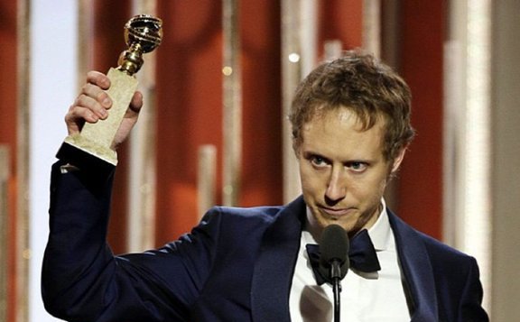 Fotó: mh Első magyarként Nemes Jeles László vehette át a Golden Globe-ot
