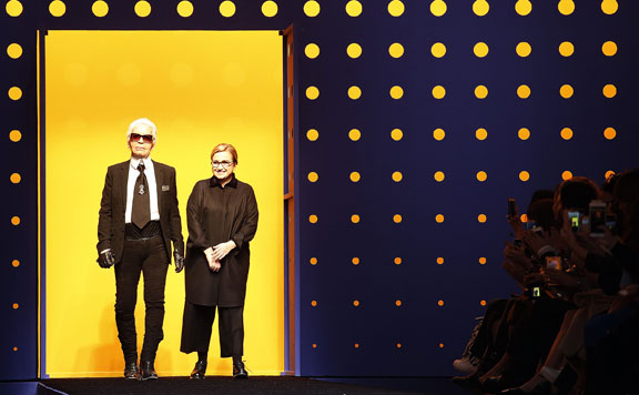 Karl Lagerfeld és Silvia Venturini Fendi 20160226