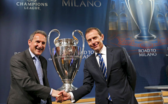 Txiki Begiristain és Emilio Butragueno 20160416
