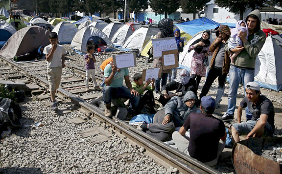 macedón–görög határ 20160419