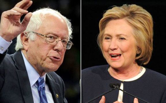 clinton sanders lead