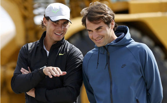 nadal federer lead