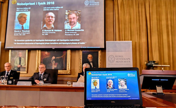 fizikai Nobel-díj 20161005