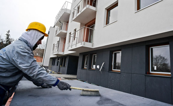 Februárban rekordot döntött az építőipari növekedés