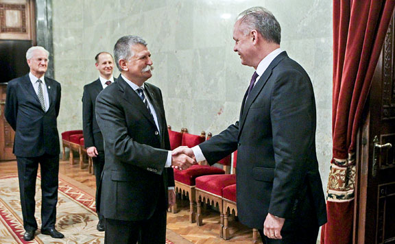 Kövér László és Andrej Kiska 20161206