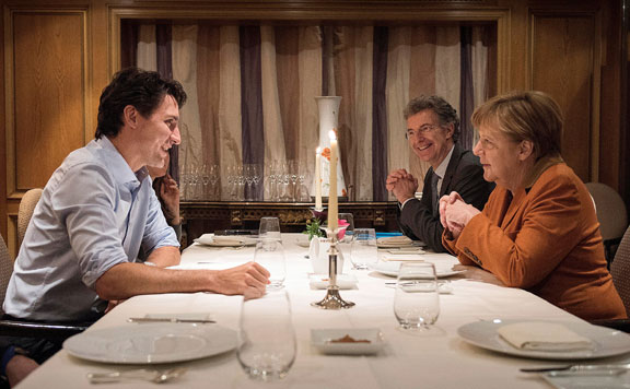 Justin Trudeau és Angela Merkel 20170218