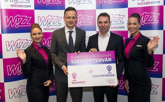 szijjártó wizzair szentpétervár