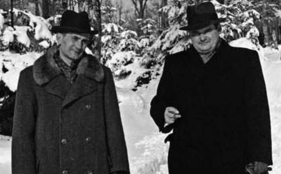 Henryk Slawik és id. Antall József