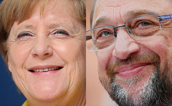 Forrás: mh Merkel és Schulz 20170923