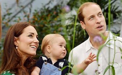 Kate Middleton Vilmos herceg György kicsi